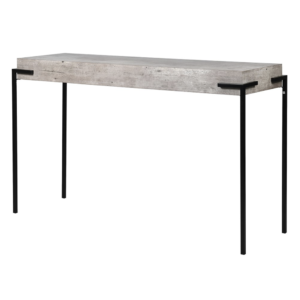 Console Table with a tangible look of concrete in a black steel frame. Dimensions: H:75,5 W:123 D:38,5 cm.