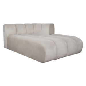 The luxurious modern Puffed Modular Chaise Lounge combines the perfect mix of comfort and luxury. The Chaise Lounge is handmade and foam filled with a firm cushioning, which gives a very natural seating comfort, perfect for entertaining. Measurements Overall height: 70 cm Seat height: 40 cm Overall Width: 113 Seat Width: 87 Overall Depth: 179 cm Seat Depth: 152 cm Tolerance dimensions +/- 3 cm All our furniture at SwanfieldLiving are made to order with a variation in production time. As our furniture are bespoke we do not accept returns. Produktion time: 6 weeks Please customise your Bubble Chaise Lounge below, with your chosen fabric.