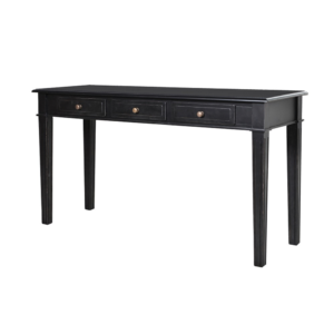 Black Colonial Three Drawers Console Table Measurements: H:77 W:135 D:45 cm.